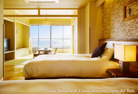 Deluxe Room with Tatami Area and Open-Air Bath