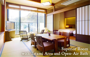 Superior Room with Tatami Area and Open-Air Bath